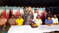 ঠাকুরগাঁওয়ের রোড ১নং ওয়াপদা কলোনীতে নাইট শটবার ফুটবল টুর্নামেন্ট উদ্বোধন